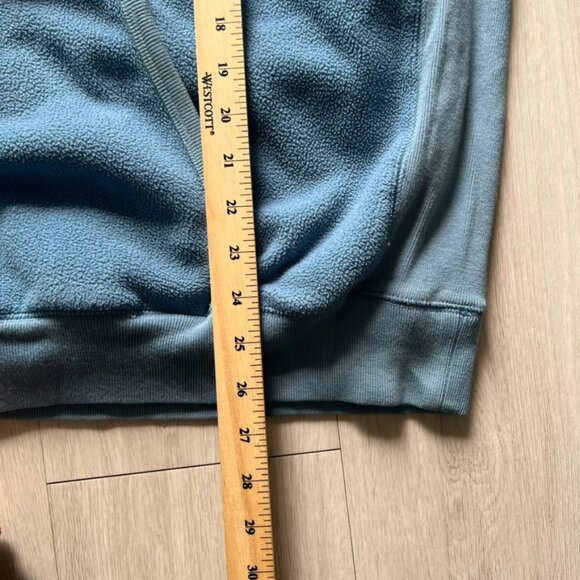 Vintage Y2K Gap Fleece Hoodie Men’s XL Light Blue Pullover - Picture 5 of 5